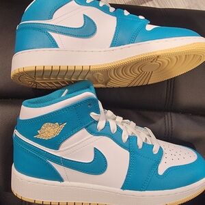 Nike Jordan 1 Mids Aquatone